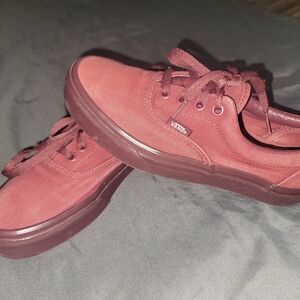 Burgundy Sneakers vans canvas